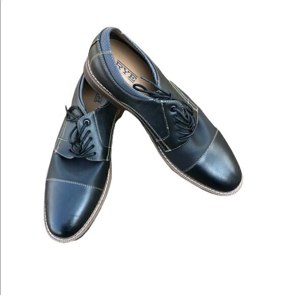 NWOT RYE Men’s Black Dress Shoes Size 11 main image 4